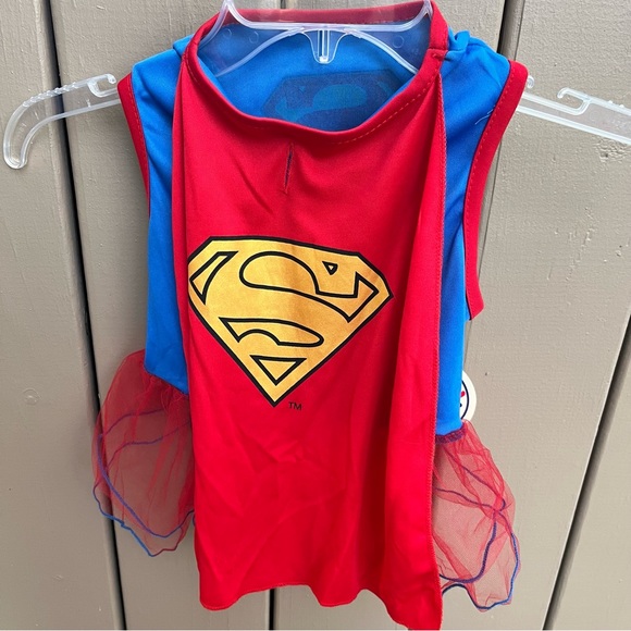 NWT DC Pet Apparel supergirl superman dog Halloween costume - Picture 5 of 9